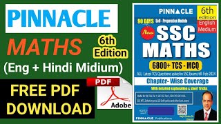 pinnacle maths 6th edition ENG MediumPDF download pinnacle Maths pdf download latest edition [upl. by Eisdnil]