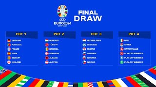 Euro 2024 Draw Viewing 🔴Live🔴 [upl. by Semyaj]