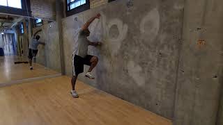 Lateral Wall Lean w Hip Lock Reach [upl. by Quincy]