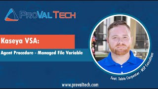 Kaseya VSA Agent Procedure  Managed File Variable [upl. by Aivon]