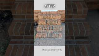 🧱 Before amp After Brick Repair Point Up Boyds Custom Masonry 7574125630 [upl. by Dirfliw]