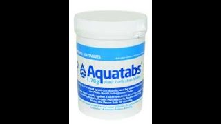 Aquatabs water Purification tablets [upl. by Aneehsat]