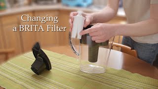 How to change a Brita filter [upl. by Ecnaret828]