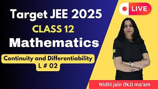 Continuity and Differentiability L02  Class 11  Target IITJEE 2025 Join Yearlong Saarathi course [upl. by Montgomery530]