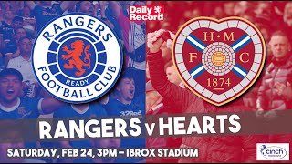 Rangers v Hearts live stream TV and kick off details for Scottish Premiership clash [upl. by Ahusoj]