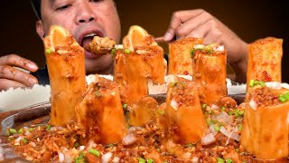 PARES WITH BONE MARROW  MUKBANG ASMR [upl. by Etirugram]