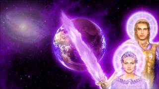 Archangel Zadkiel and Holy Amethyst Keynote Meditation  Magic Fire Music [upl. by Hamil]