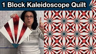 💥 KALEIDOSCOPE Quilt Block Tutorial  Controlled Stitch amp Flip [upl. by Wes]