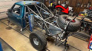 Ranger Prerunner Build EP7 Spare Tire Mount and Front Suspension Plans [upl. by Gnus157]