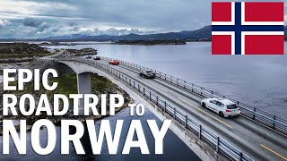 Atlantic Ocean Road at Norway  incredible road on our way to Arctic Circle  4K [upl. by Laural369]