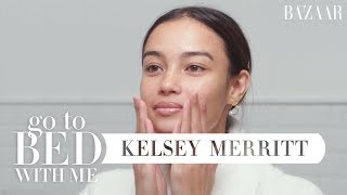 Victorias Secret Model Kelsey Merritts Nighttime Skincare Routine  Go To Bed With Me [upl. by Mallory411]