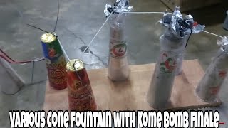 Cone Fountain na NakaSeries at may Panggulat sa Dulo na Kome [upl. by Airbas]