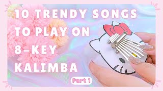 8Key Kalimba Songs with Easy Tabs and Lyrics On Screen Part 1  Shan Records ✨ [upl. by Hinson]