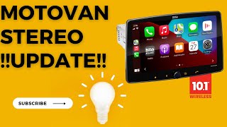 Motovan Part 19 Boss Stereo Update  Wireless Android Auto [upl. by Ellehs]