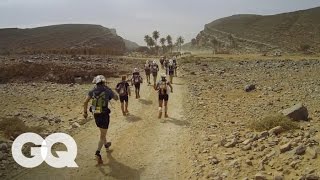 Marathon des Sables Completing the Toughest Foot Race on Earth  GQs Jogging With James Part 2 [upl. by Yennej]