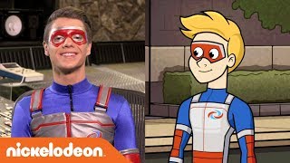 Kid Danger IRL Interviews Animated Kid Danger 🙃  The Adventures of Kid Danger  Nick [upl. by Genie]