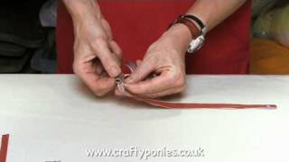 HOW TO MAKE a Crafty Ponies BRIDLE part 3 [upl. by Brittan]