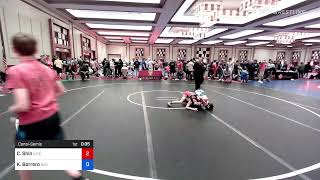 92 Lbs Consolation  Carter Shin Integrity Wrestling Club Vs Kamdyn Borrero Bad Karma Wrestling [upl. by Accire]