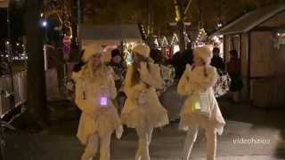 4K Weihnachtsmarkt vor dem Schloss Charlottenburg Berlin 2015 [upl. by Nidorf897]