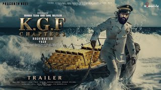 KGF  Chapter 3  Trailer Hindi  Rocking Star Yash  Prabhas  Raveena Tondon  Prasanth Neel [upl. by Yuht]