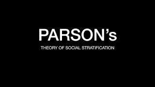 Sociology for UPSC  PARSONS THEORY OF STRATIFICATION  Chapter 5  Paper 1  Lecture 8 [upl. by Yarw]