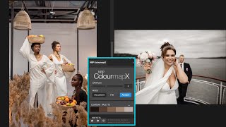 HOW TO COPY COLOR GRADE FROM ONE IMAGE TO ANOTHER USING NBP COLOR MAP X EXTENSION [upl. by Neau393]