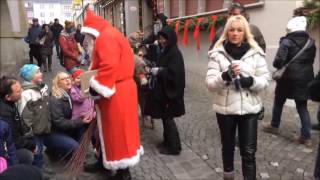 Zofingen Christmas market Switzerland 04 12 16 [upl. by Etnemelc]