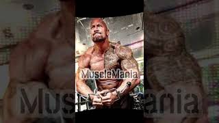 Best of Dwayne Johnson The Rock statusII MuscleMania bodybuilding youtubeshorts [upl. by Marylou]