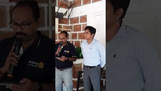 Tutelage Indias introduction and welcome by rotary club member motivation [upl. by Ardnic]