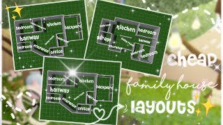 10 FREEUSE 1Story House Layout Ideas  Welcome to Bloxburg [upl. by Genia100]