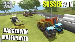 Farming Simulator 17  Sussex Farm Multiplayer Timelapse Daggerwin Server [upl. by Mcquade38]