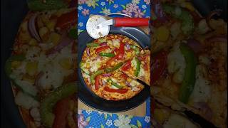 How to make pizza with readymade pizza base shorts shortsfeed viralshorts pizza [upl. by Esme]