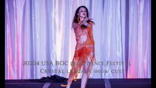 Crystal liu 2024 USA BOC bellydance gala show [upl. by Felton629]