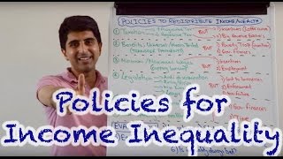 Policies to Redistribute Income and Wealth with Evaluation [upl. by Eachelle]