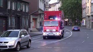 WLFs THW TM54 Einsatzfahrten zum Großbrand in Hagen 15 Minuten [upl. by Rafferty870]