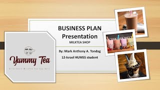 BUSINESS PLAN PRESENTATION MILKTEA SHOP  How to make business plan Powerpoint [upl. by Alix818]