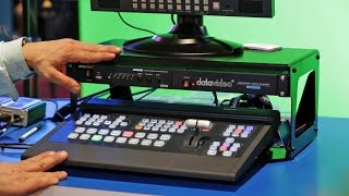 NAB 2015 Datavideo SE700 Switcher amp NVS25 Streaming Server [upl. by Russia]