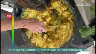 Le ricette di Benedetta Parodi  Pollo al curry con riso basmati  Domenica In 19112017 [upl. by Nnaeus897]