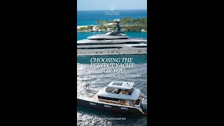 CHOOSING THE PERFECT YACHT FOR YOU POWERBOAT VS CATAMARAN [upl. by Ramsden]