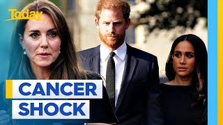 Prince Harry and Meghan release statement following Kates cancer diagnosis  Today Show Australia [upl. by Etan]