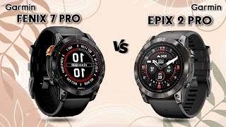 Garmin Epix 2 Pro vs Garmin Fenix 7 Pro [upl. by Annadroj]