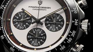 PAGANI DESIGN New Mens Quartz Watches Paul Newman Homage Wrist Watch with Seiko VK63 Movement [upl. by Nashbar]