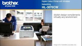 HL3070CW Brother digital colour wireless printer [upl. by Inaj]