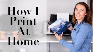 How I Print Photos At Home [upl. by Aihtebat321]