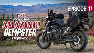 Motorcycle Riding Heaven with Mind blowing scenery Riding the Dempster to the Arctic  Part 2 [upl. by Kendal]