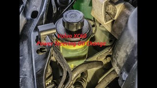 Volvo XC60 Power Steering Oil Change [upl. by Morven778]