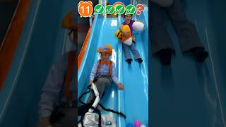 Kid Blippi and Meekah Go Down the Slide blippi shorts [upl. by Pardo414]