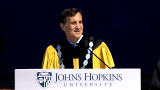 President Ronald J Daniels speaks at Johns Hopkins Universitys 2023 Commencement [upl. by Roselani]