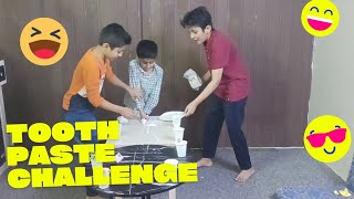 Toothpaste Challenge Gone wrong😬 Hilarious Reactions😳 [upl. by Ahsaet452]