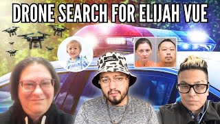 70 Drones Search For Missing Elijah Vue  Phone Discovery [upl. by Costello]